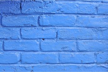 A Blue Brick Wall 