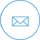 Blue Email Symbol 